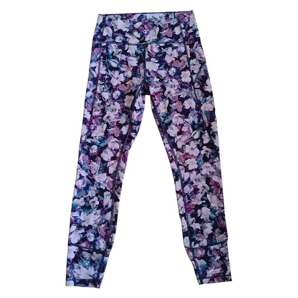 Lululemon Align II Pant 25” Utopia Multi Floral Womens 6 - Picture 4 of 14